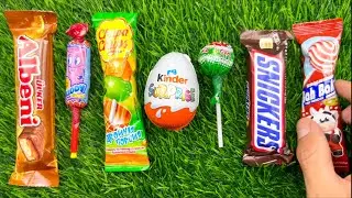 The world's most popular ASMR candy / some colorful lollipops / open a box of chocolate and eat it