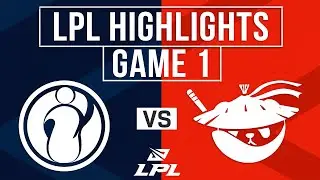 IG vs AL Highlights Game 1 | LPL 2025 Split 3 Playoffs | Invictus Gaming vs Anyone's Legend