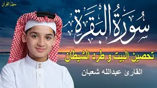سورة البقرة , الطفل عبدالله شعبان , لتحصين البيت و طرد الشيطان و السحر  Surah Baqara