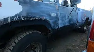 Exhaust issues fixed! #1972 #dodge #power #wagon #4x4 #custom #exhaust #pipes