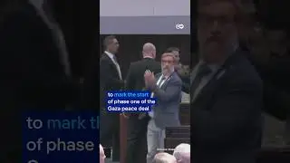 Trump's Knesset speech interrupted by Israeli politicians | DW News