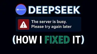 How to Fix DeepSeek &ldquo;The server is busy. Please try again later&rdquo; Error on Android/iOS/PC