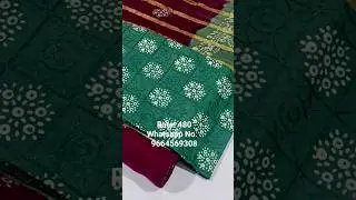 Premium Cotton Wax Batik With Embroidery Work Dress Material wholesale market in surat #newfashion