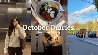 FALL VLOG 🎃 Clean Eating, Cold Weather is here, Skincare & More!