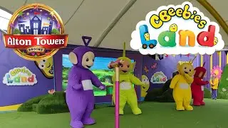 Teletubbies Big Band Live Show CBeebies Land 2023 at Alton Towers Resort