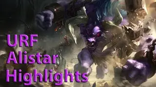 League of Legends: URF Alistar Gameplay Highlights