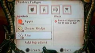 Oblivion IV- Alchemy leveling