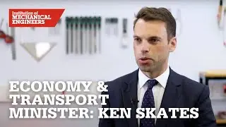 Wrexham Glyndwr University visit by Economy and Transport Minister Ken Skates, June 2019