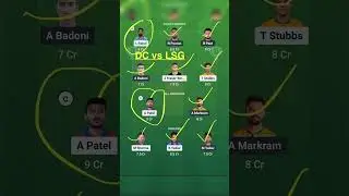 DC vs LSG Dream11 Prediction 2025|Dream11Prediction| #pridiction #cricket #dream11 #dcvslsg