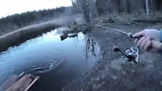 Fishing at Becker lake