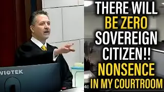 Savage Judge Completely SHUTS DOWN 2 Sovereign Citizen In Court. PRO SE FAIL!!
