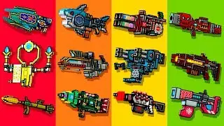 Pixel Gun 3D - USING Best Heavy Weapons Challenge