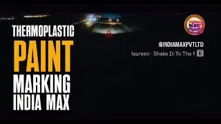 Thermoplastic paint Marking