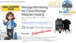 Manage Rendering for Cloud Storage Website Hosting | With Explanation Guide #qwiklabsarcade2026