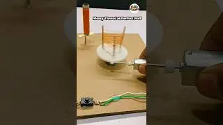 Amazing DIY Thread Winding Machine Using DC Gear Motor | Genius Idea 🔥