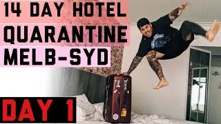 SYDNEY 14 DAY HOTEL QUARANTINE FOOD AND EXPERIENCE VLOG . DAY 1