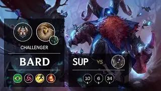 Bard Support vs Alistar - BR Challenger Patch 9.23