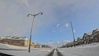 -30℃ Toronto to Vancouver Road Trip 5304 Changing Lanes in Snow | Too Risky Today?#canadaontheroad