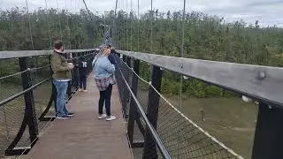 Sky bridge view at Boyne Mountain