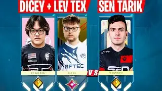 SEN Tarik Vs LEV tex & Ex FaZe Dicey In Immortal Radiant Lobby | VALORANT