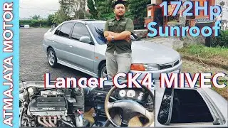 Mitsubishi Lancer CK4 Mivec 1997 CBU not Evolution IV | Review Edukasi Sedan Sport th90an | Atmajaya