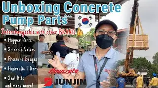 Unboxing Concrete Pump Pumpcrete Wear Parts from JUNJIN Korea|FlowcretePH|MyraB|Accessories
