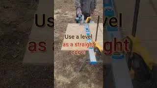 Need to cut a STRAIGHT LINE?  #constructionlife #constructionchannel #remodelingexperts  #carpentry