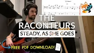 The Raconteurs - Steady, As She Goes (Bass Cover) | Bass TAB Download