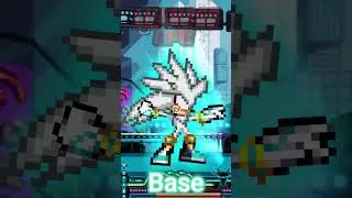 Silver - Metro Man Dance (My Favorite Character) #silverthehedgehog #memes #spritesanimation #games