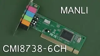 Распаковка Manli C-Media M-CMI8738-6CH