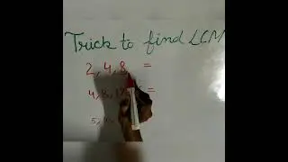 math trick|| short trick to find LCM||fast trick||#shorts #short #lcmtrick # short trick