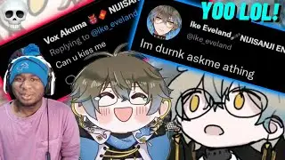 IKE IS TOO FUNNY. | Reacting to Q&A with Drunk Ike [NIJISANJI EN]