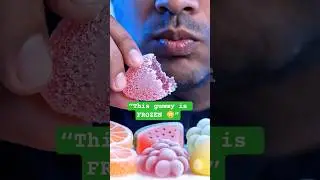 Frozen Gummies eating.#FrozenGummies #GummiesASMR #EatingASMR #ASMRShorts #IcyASMR #ViralASMR