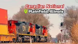 Railfanning Plainfield: CN Trains