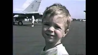 Sam at Gary Jet Center Chicago air and water show 1999