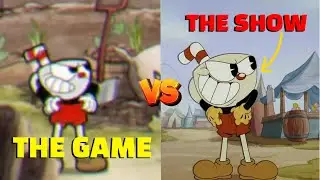 The Cuphead Show VS Cuphead Game - Full Comparison