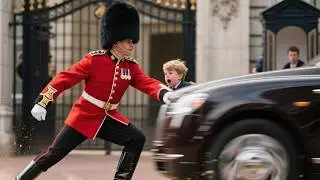 Royal Guard Responds Immediately &mdash; Rescues Prince George From a Hazardous Speeding Vehicle Incident