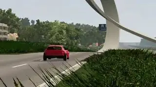 Cars vs curve loop  Beamng crash