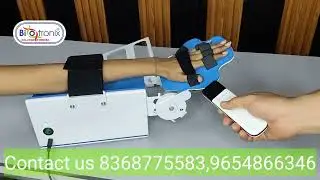 Hand Rehab with a Wrist CPM Rehab Device