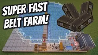 This Farm Makes Belts FAST! | Minecraft Create Mod Tutorial