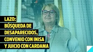 Lazo: búsqueda de desaparecidos, convenio con Inisa y juicio con Cardama por las patrulleras