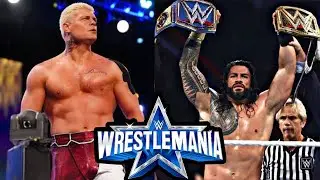 WWE Wrestlemania 38 Predictions🔥