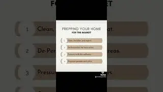 Get Prepping #homesellers #realestatemarket #realestate #realestateagent #preppingyourhome #homeprep
