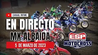 ¡En directo! MX Albaida. Campeonato de España de Motocross 2023.