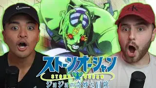 C-MOON & THE POWER OF GRAVITY! - JJBA Stone Ocean Episode 33 REACTION!