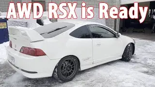 AWD RSX наконец готов к динамометрическому стенду