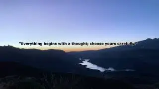Apache Lake Sunset Inspirational Quotes