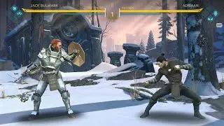 PLAYING AS JACK BULWARK IN STORY 1 OF SHADOW FIGHT 4 ARENA. GAMEPLAY