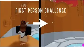 FIRST PERSON CHALLENGE in ToH! | Roblox Tower of Hell