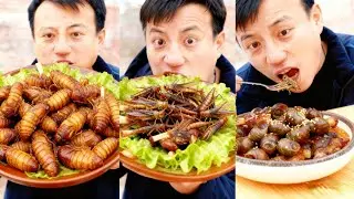Village Funny Mukbang ｜Grilled Stone Food ｜Wild Cooking ｜Cooking And Eating Special
